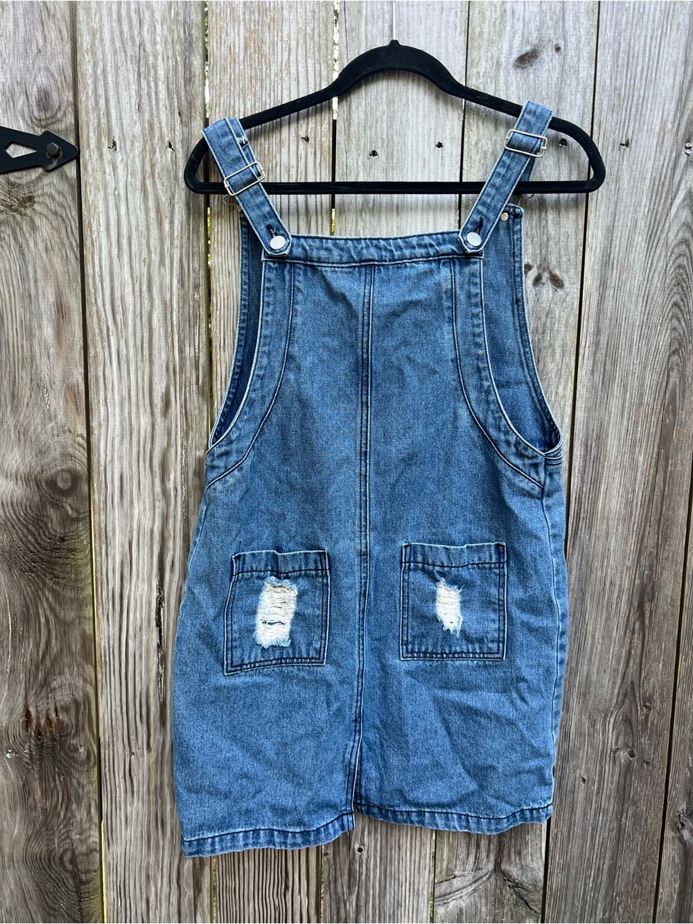 HAYDEN Denim Reversible Overall 90s Y2K Dress Women’s Small - Picture 6 of 9